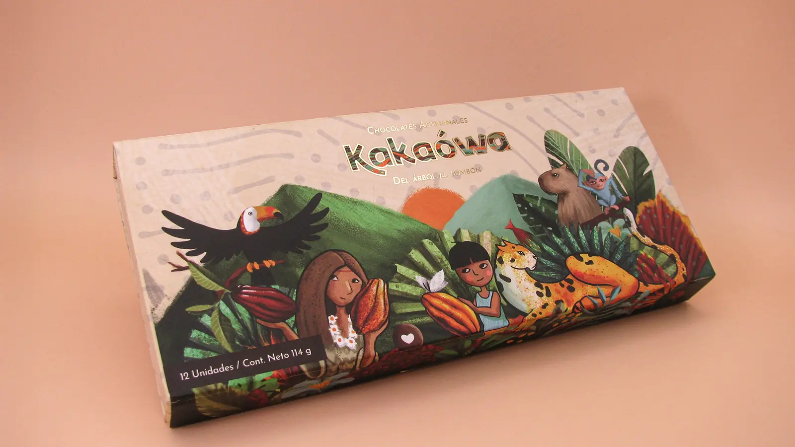 Caja de chocolates Tesoros Colombianos, nominada al Good Design Award
