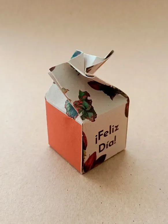 Gift box individual de Kakaówa con la frase Feliz Día